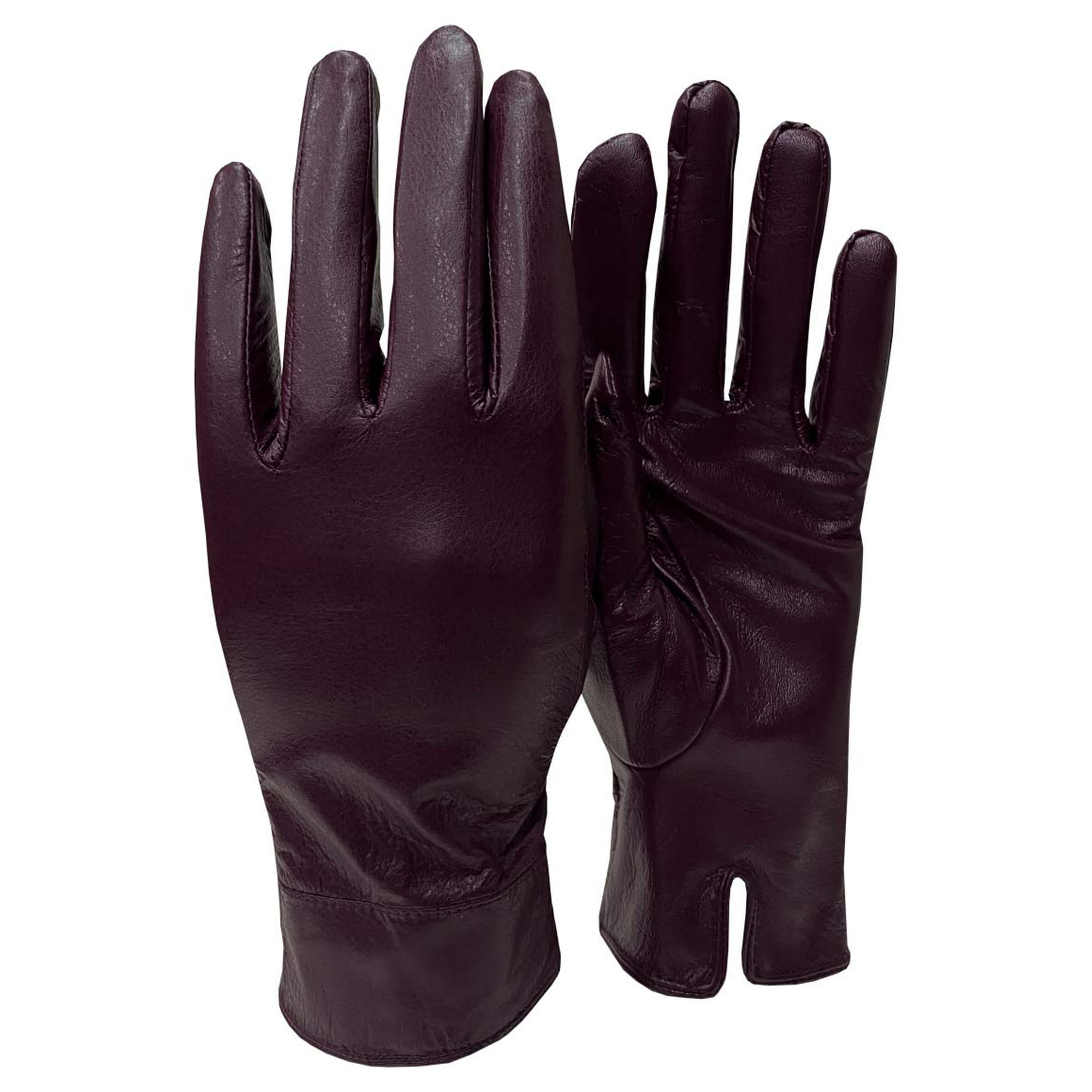 Todopiel - Guante Mujer Cuero Gu056 Burdeo