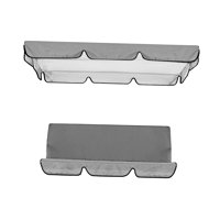 Magideal - Columpio Toldo Columpio De Jardín Cubierta De La Silla Cubierta Superior Del Porche Cubiertas De Muebles De Jardín Al Aire Prueba De Polvo Lav , Gris