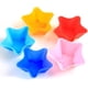 thumbnail image 2 of Juego de 10 moldes de silicona reutilizables y antiadherentes para magdalenas y muffins (colores aleatorios) (forma de estrella), 2 of 4