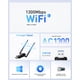 thumbnail image 3 of Adaptador WiFi USB inalámbrico Nineplus 1200Mbps para PC, 3 of 9