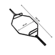 thumbnail image 2 of Barra Trap Bar Hexagonal Olímpica 50mm de Acero Cromado, 2 of 2