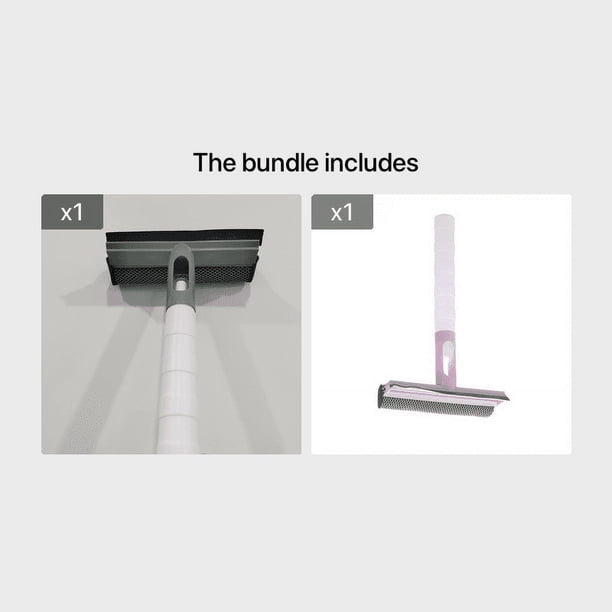 Effortlessly Clean Your Car Windows with our 1pc Plastic Car Glass Cleaning Wiper with Water Sprayer - Say Goodbye to Dirty Windshields and Screens!