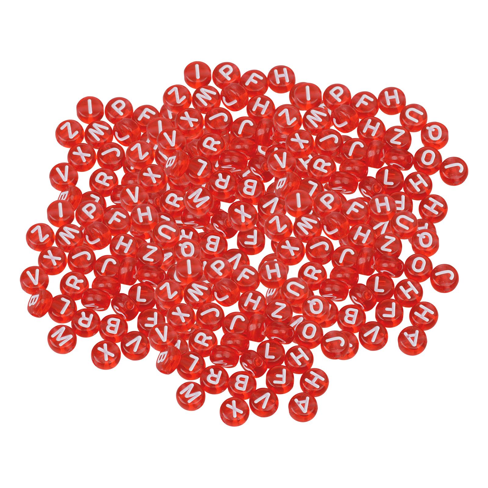 Bothyi - 200 Uds. Cuentas De Joyería Acrílicas Redondas Para Pulseras Llaveros Estilo De Regalo Hecho A Mano D