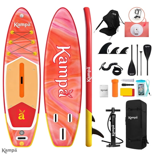 Kampa - Set Tabla Stand Up Paddle Surf Inflable Azuria 320x81x15cm Color Sandía