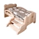 thumbnail image 4 of Minicama De Mu?eca De Madera 1:12, Juguete De Simulación Para Decoración De Casa De Mu?ecas, Regalo Navide?o Para Ni?as, Juego De Cama Con Oso, 4 of 5