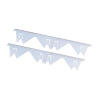 Bothyi - Estufas De Acero Inoxidable Cubre Huecos Sella Rellena Huecos Protectores Laterales Estufas Cubierta Blanca