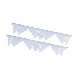 Bothyi - Estufas De Acero Inoxidable Cubre Huecos Sella Rellena Huecos Protectores Laterales Estufas Cubierta Blanca