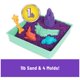 thumbnail image 2 of Set de arena Kinetic Sand, 500 g, morado, con almacenamiento, 4 moldes, 3 o más, 2 of 9