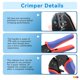 thumbnail image 5 of Juego de herramientas para engarzar HKS Ratcheting, 8 piezas, Quick Change, 5 of 6