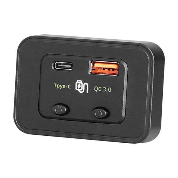 Tipo PD3.0 Del Mercado USB De RV C USB C + Adaptador De Corriente De Puerto USB A De Carga Rápida 3.0