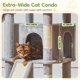 thumbnail image 4 of Cat Tree Ms045w 183 Cm Gris Claro Para Gatos Grandes, 4 of 9