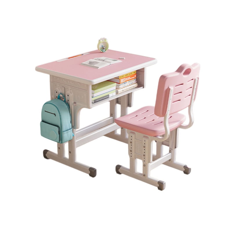 Babyluna - Mesa Escritorio Y Silla Ajustables Para Estudio, Pintar Y Juegos Rosa