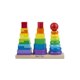 thumbnail image 1 of Juguete Set Figuras de Madera para Apilar, 1 of 2