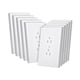 thumbnail image 1 of Cubiertas para Placas de Pared Bates Choice Dúplex Paquete de 10 Blancas, 1 of 7