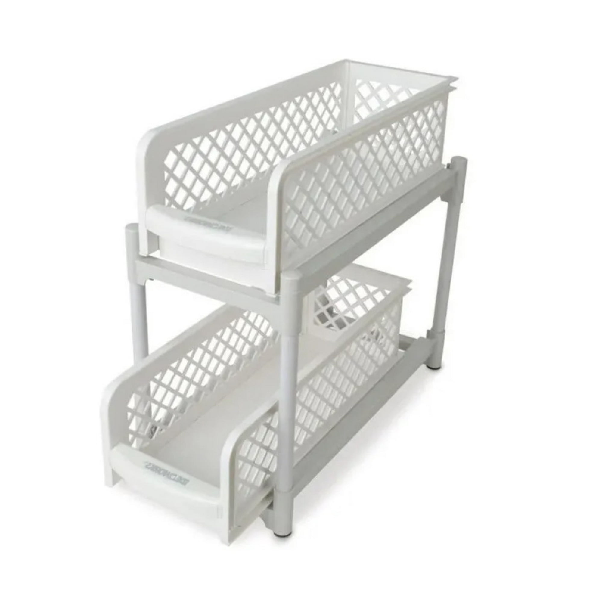 Tomasstore - Canasto Organizador De Baño 2 Niveles Deslizable