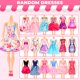 thumbnail image 3 of Kit de ropa y accesorios para muñecas BYMORE, 46 unidades, para 11 a 12 muñecas, 3 of 6