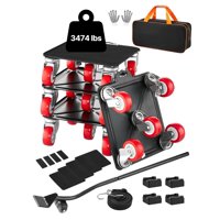 Furniture Dolly Vevor, Carga Máxima De 1575 Kg Con 5 Ruedas