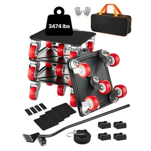 Furniture Dolly Vevor, Carga Máxima De 1575 Kg Con 5 Ruedas