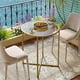thumbnail image 1 of Mesa Comedor Pequeña Gold, 1 of 3