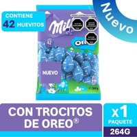 Huevitos De Chocolate Relleno Con Trocitos De Oreo 264 G Milka