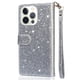 thumbnail image 3 of Funda Para Elegante Funda Iphone 15 Pro Glitter Con Cremallera-ideal Para El Uso Diario, 3 of 5
