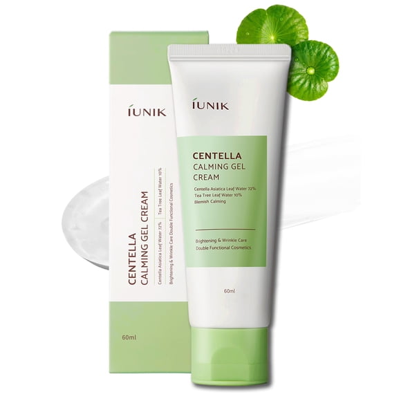 Crema hidratante en gel IUNIK Centella 70% calmante con árbol de té