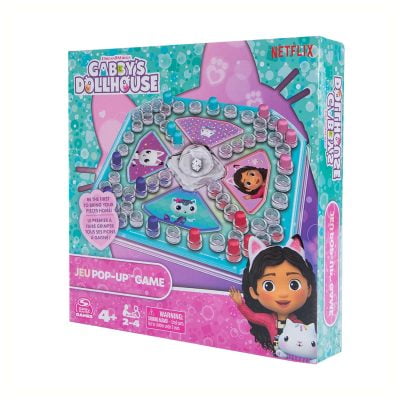 Spinmaster - Juego Ludo "pop Up" Gabby Dollhouse