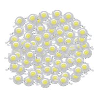 Ioensy - Chip De Cuentas Led De Alta Potencia Y Alto Brillo Para Reflector 100X 3W Blanco