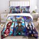 thumbnail image 1 of ingGame dom Heart Bedding Set Bed Set Adult Kid Bedroom Duvet Cover Sets Bed Sheets, 1 of 5