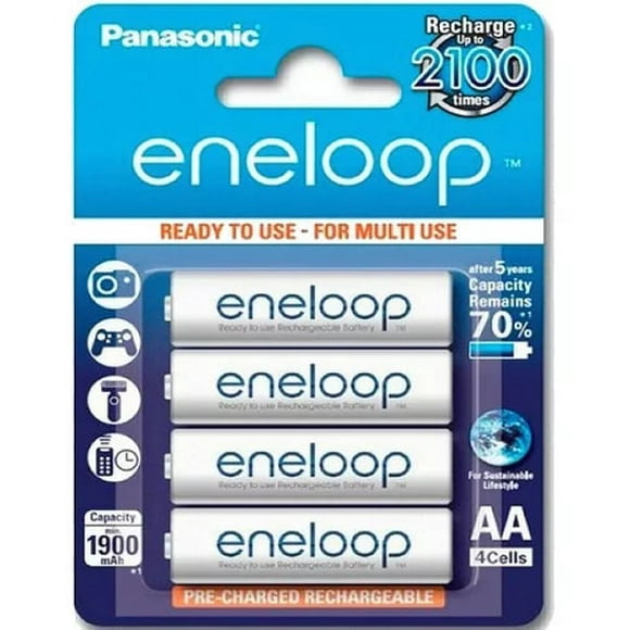 Enerloop Aa Recargable 1900mah 1.2 V Ciclo Ni-mh Pack