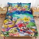 thumbnail image 1 of Super Mario 3-Piece Comforter Set for Bedroom Super Mario Bedding Set for Kids Adults Soft Microfiber Duvet Cover Set with Zipper Closure, 1 of 5
