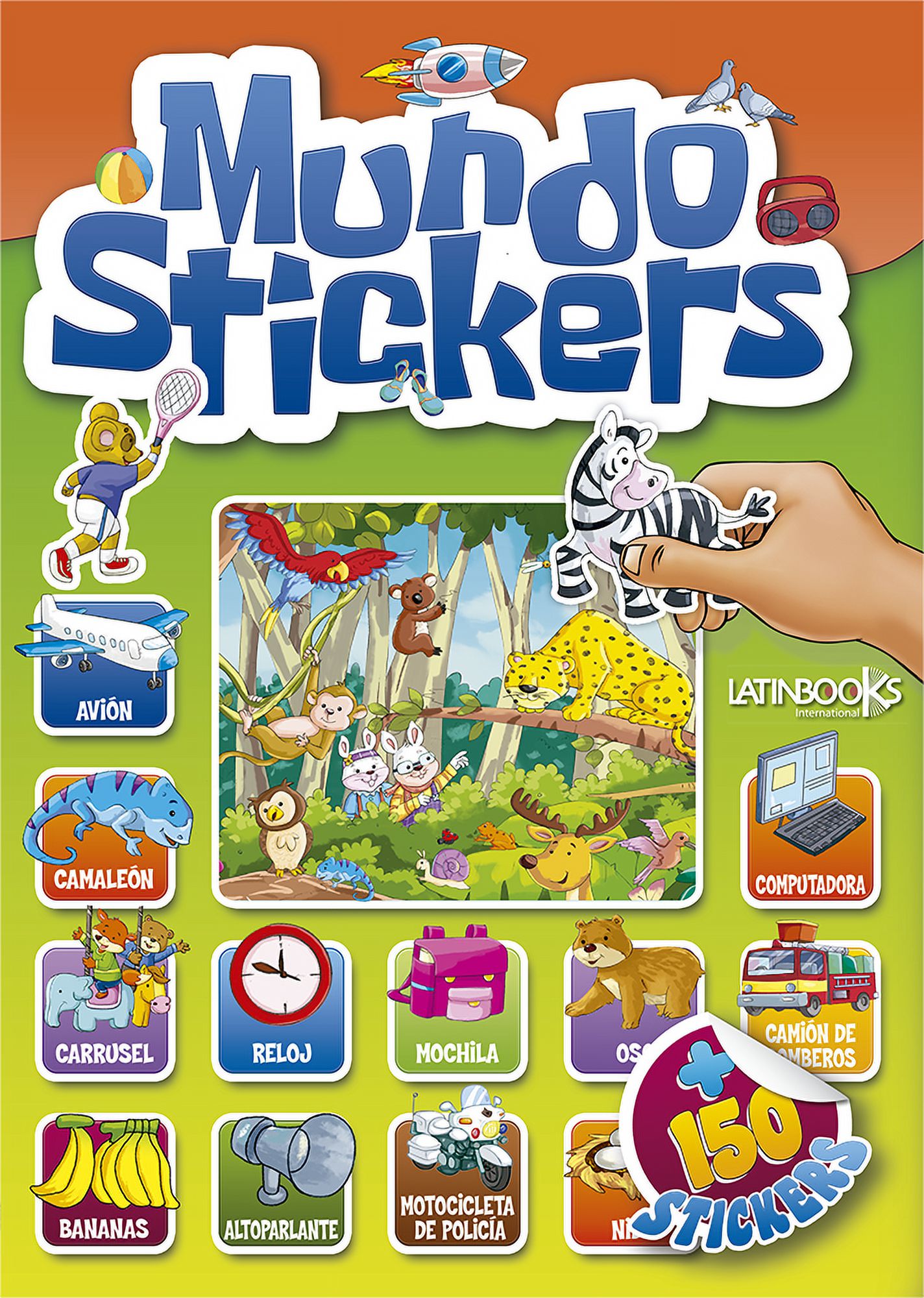 Zig-Zag - Libro Mundo Stickers Tapa Verde