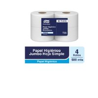 Papel Higiénico Tork Universal Jumbo Económico H/S 4 Rollos X 500 M Hi55037