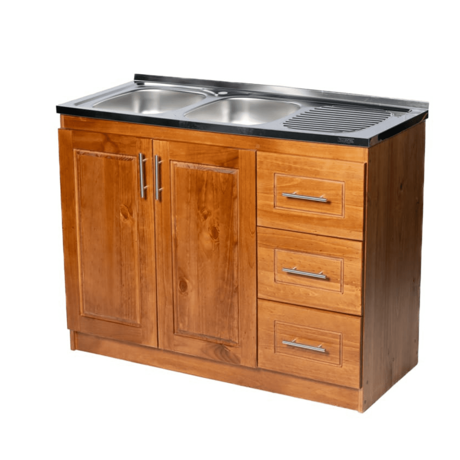 Muebles Insignes - Lavaplato Berlin Madera Nogal 120 Cm Derecho