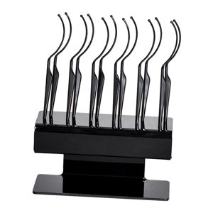 Ioensy - 12 Piezas De Soporte Para Exhibición De Pestañas, Soporte Para Exhibición De Pestañas Para Viajes, Color Negro