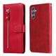 thumbnail image 1 of Funda con Cremallera para Samsung Galaxy M34 5G, Carcasa Cartera de Cuero PU con Soporte y Tarjetero, 1 of 6