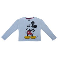 Polera Manga Larga Niña Mickey Solved Blanco Disney