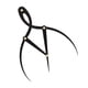 thumbnail image 1 of Regla de cejas Plantilla de aseo reutilizable de acero inoxidable Herramienta de medición de equilibrio Calibrador de cejas para salón de, 1 of 5