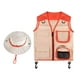 thumbnail image 1 of Conjunto De Disfraz De Explorador Para Niños, Chaleco Y Sombrero, Disfraz Para Niños, Niños Y Niñas, Color Rojo, 1 of 5