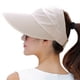 thumbnail image 1 of Stay Protected in Style: Women's Wide Brim Sun Protection Visor Sun Hat, 1 of 5