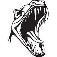 Rienda Libre Graphics - Decomural Velociraptor Roar Prehistoric Dinosaur Ws-33645