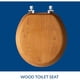 thumbnail image 3 of Asiento de Inodoro Bemis Roble Redondo Bisagras Cromadas 38x43cm, 3 of 3