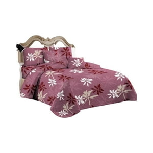 Genérico - Quilt Verano 2 Plazas+2 Fundas Verano Suave 13N31