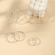 thumbnail image 2 of Aros de Plata Esterlina 925 para Mujer, Aros Ligeros Torcidos con Circonia Cúbica, Aros Hipoalergénicos (30/40/50/60 Mm), 2 of 10