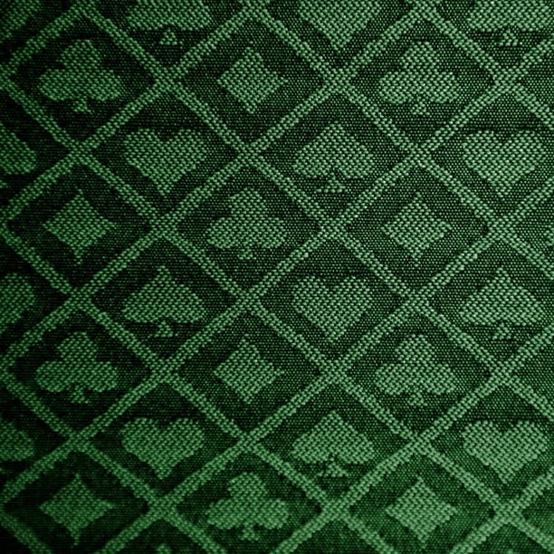 Mantel para Mesa de Póker de Tela Rápida Bicolor 108 x 60 Pulgadas con Fondo Oscuro, Resistente al Polvo y al Agua (Bicolor Verde)