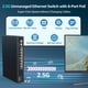 thumbnail image 2 of Switch YuanLey de 10 puertos 2.5G PoE 120W sin ventilador con VLAN, 2 of 7