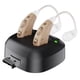 thumbnail image 1 of Amplificadores Auditivos Digitales MEDca NewEar Retroauriculares (BTE), Par Recargable por USB, Control de Volumen, Multicolor, 1 of 9