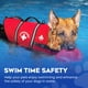 thumbnail image 5 of Chaleco salvavidas para perros Paws Aboard, ajustable, rojo, L, 5 of 7
