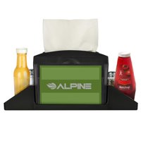 Dispensador De Servilletas De Sobremesa Alpine, Plegable, Con Soporte Para Condimentos