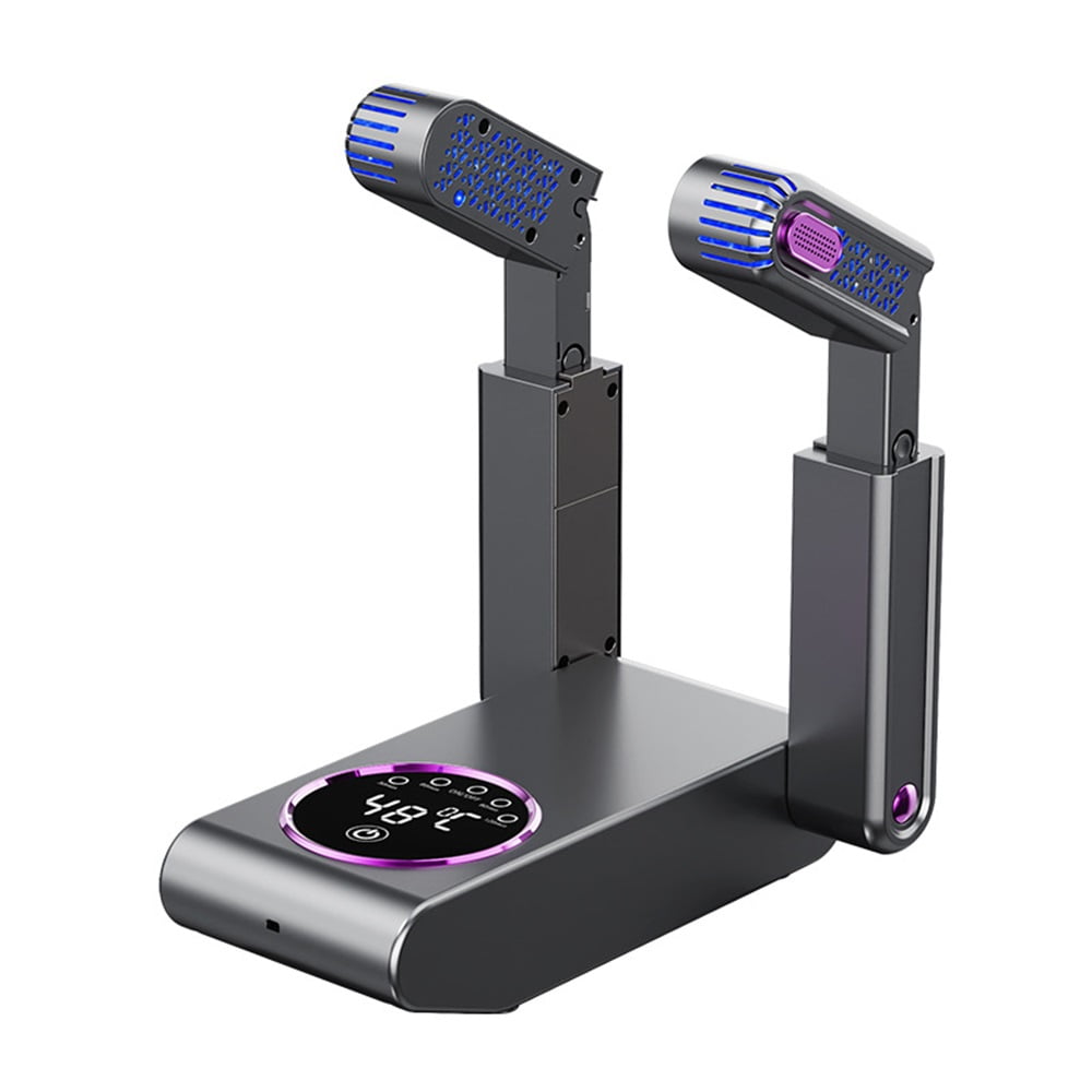 Xusx111 - Secador De Botas Silencioso Para Botas De Trabajo, Secador De Zapatos Con Soplador De Calor, Secador De Guantes Y Calentador De Botas - Estante Seco Ajustable - Puertos Secos Doblables Teles